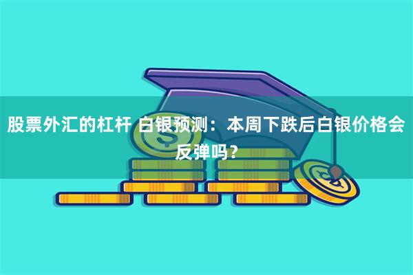 股票外汇的杠杆 白银预测：本周下跌后白银价格会反弹吗？